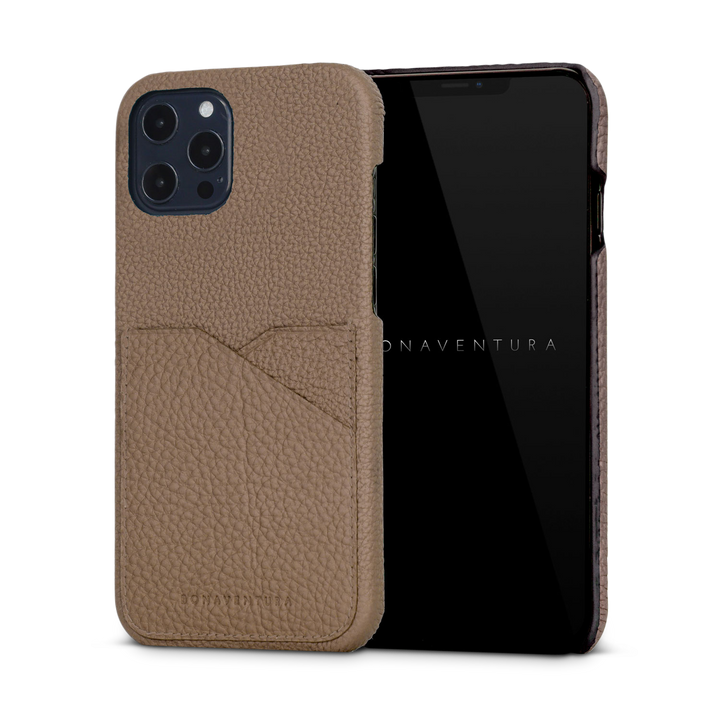 BONAVENTURA iPhone 12 Pro Max Navy x outlets Orange Leather Case