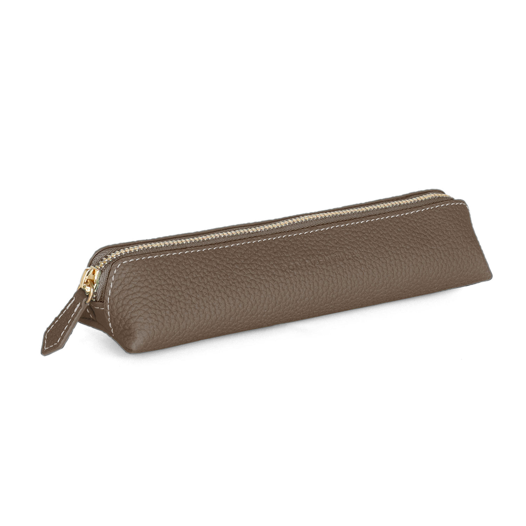 High-quality pen case made of | genuine leather BONAVENTURA